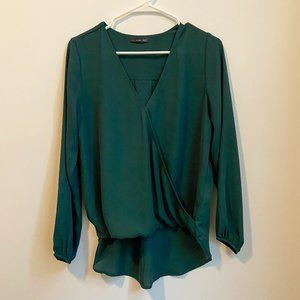 West Kei Green Long Sleeve Blouse